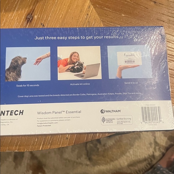 Essential Dog DNA Collection Kit - Blue - Picture 2 of 4